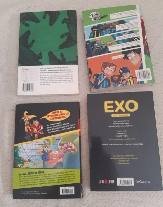 4 libros disponibles, infantiles / juveniles.