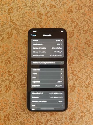 iPhone XS Max 256 GB Argento