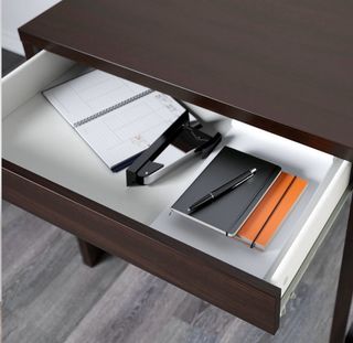 Escritorio IKEA Negro y Marrón