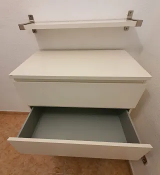 Cómoda, sinfonier de 4 cajones blanca