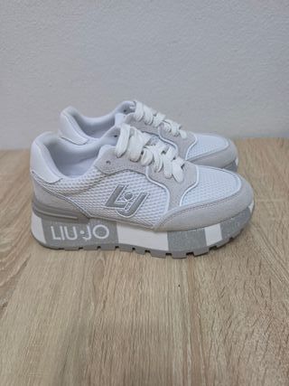 Liu Jo Scarpe Donna N.36 Bianco Argento