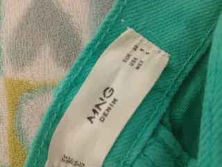 Pantalón vaquero Mango Tye-Dye Talla 38