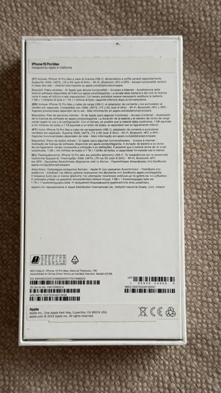 iPhone 15 Pro Max 1TB Gris SIN ROTURAS NI RALLADAS