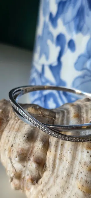 Brazalete de plata de ley pandora