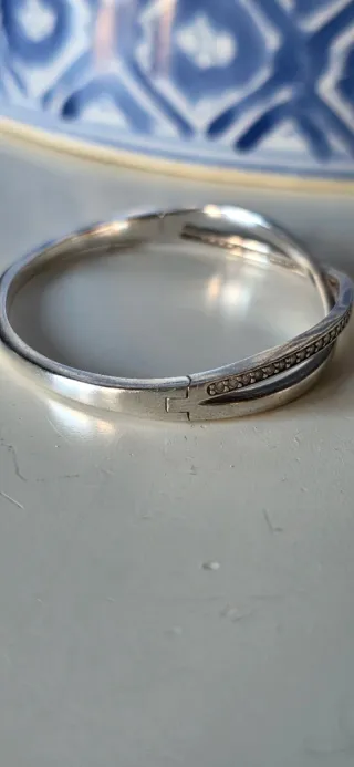 Brazalete de plata de ley pandora