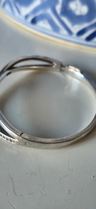 Brazalete de plata de ley pandora