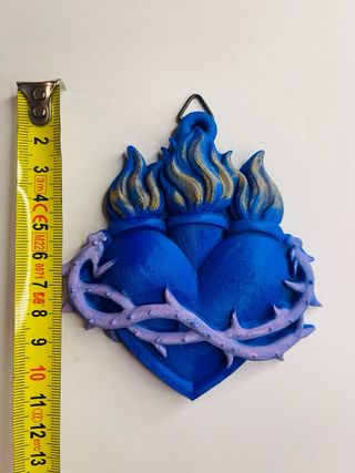 Decorazione Sacro Cuore da parete artigianale