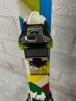Esquís Volkl Ledge 169 + Fijaciones Marker Squire