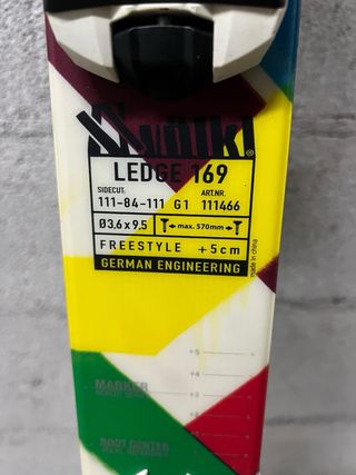 Esquís Volkl Ledge 169 + Fijaciones Marker Squire