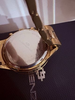 Orologio Lorenz Cronografo Uomo Oro Blu