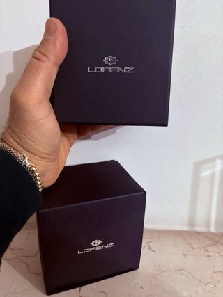 Orologio Lorenz Cronografo Uomo Oro Blu