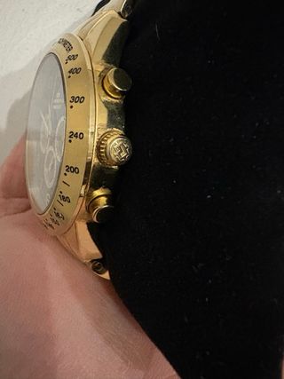 Orologio Lorenz Cronografo Uomo Oro Blu