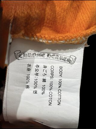 Felpa chrome hearts off-white