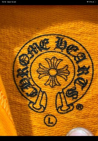 Felpa chrome hearts off-white