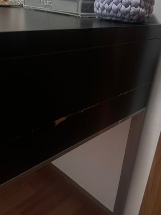 Escritorio moderno negro y blanco