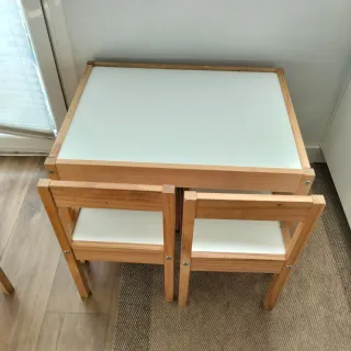 Mesa y 2 Sillas LATT IKEA