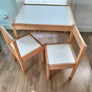 Mesa y 2 Sillas LATT IKEA