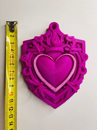 Decorazione Sacro Cuore Artigianale