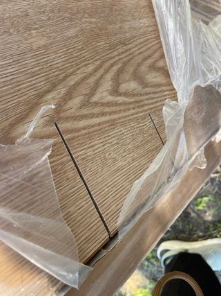 Suelo laminado color roble