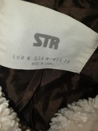 Chaqueta cuadros forro polar mujer.pone m pero xl