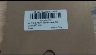 Cable Divisor Corriente Cámaras Seguridad