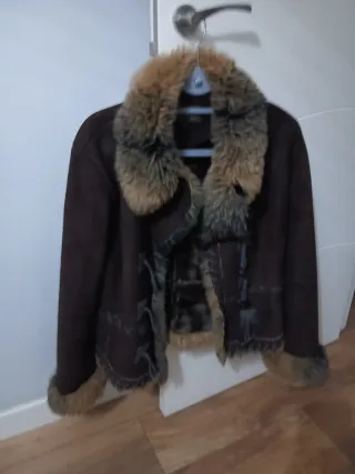 Chaquetón ante con pelo