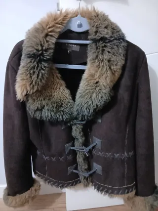 Chaquetón ante con pelo