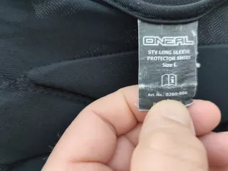 Peto Coraza O'neal Negro