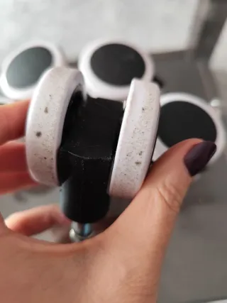 Ruedas silla giratoria