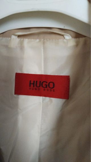 Giubbotto donna Hugo Boss poliestere beige