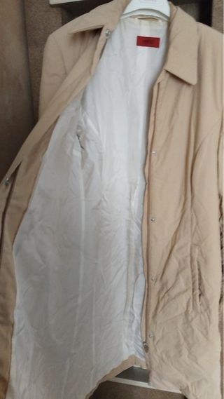 Giubbotto donna Hugo Boss poliestere beige