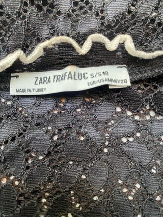 Transparencia blusa de Zara