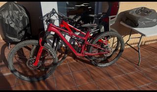 Bicicleta de Montaña Merida Roja