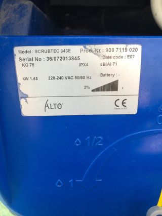 Fregadora Nilfisk Scrubtec 343E profesional