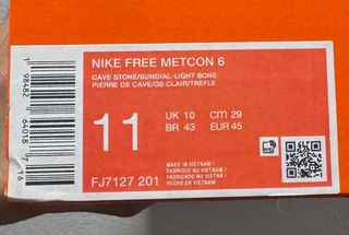 Zapatillas Nike Free Metcon 6 Talla 45