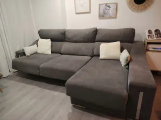 Sofá Chaiselongue Gris