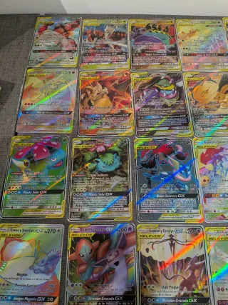 Lote 90 Cartas Pokémon GX