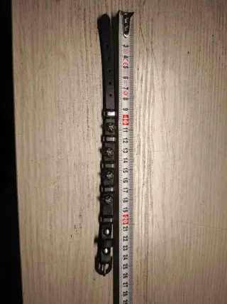 Bracciale punk con fiamme