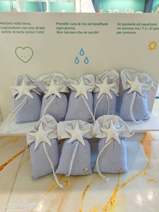 Bomboniera sacchetto e cornucopia con Stella