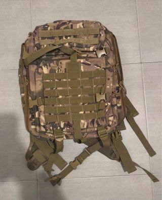 Mochila militar Crossfit verde grande