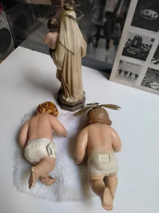 Figuras religiosas Virgen y Niño