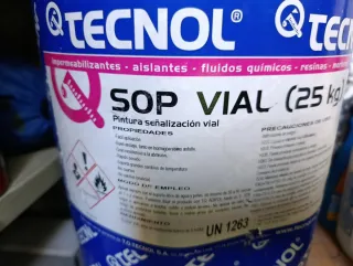 SOP VIAL (25 kg) Pintura Señalización Vial