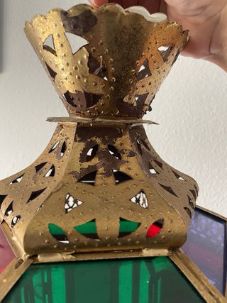 Lámpara de techo, tipo farol granadino