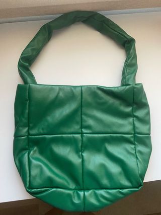 Bolso acolchado verde