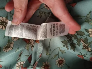 Camisa verde agua estampado floral