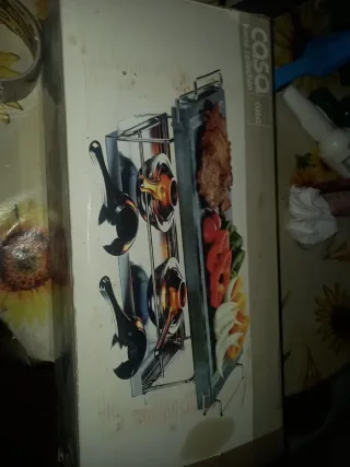 Parrilla de piedra volcánica