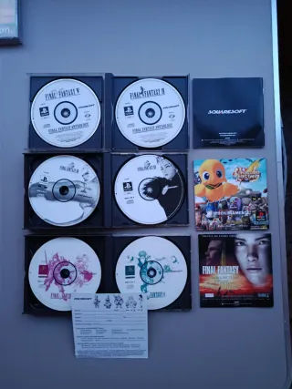Pack Final Fantasy VIII, IX y Anthology PS1