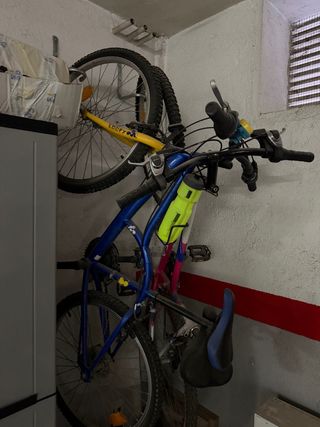 Bicicleta Montaña Azul y Amarilla