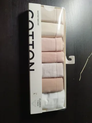 Pack 7 Braguitas Algodón Women'secret Talla L