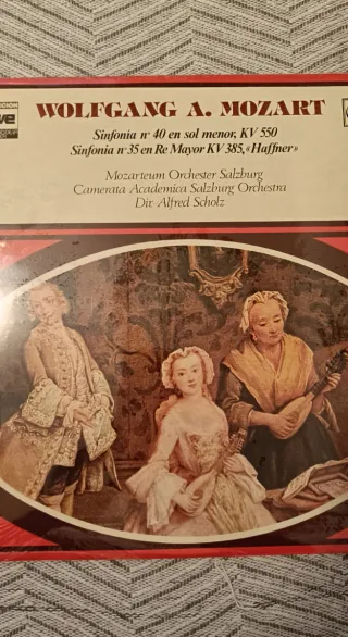 Vinilo Mozart: Sinfonías 40 y 35